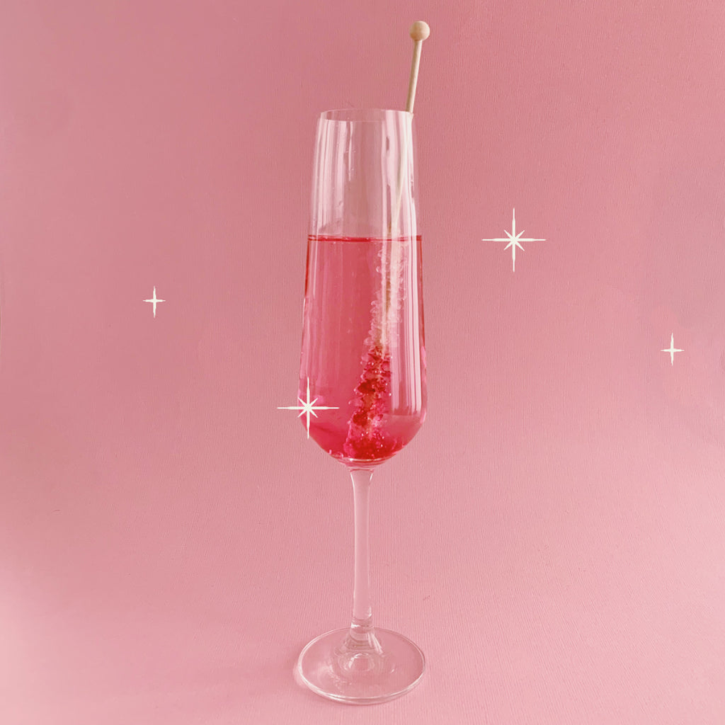 Mocktail Sticks Pomegranate Prosecco Box met 6 sticks