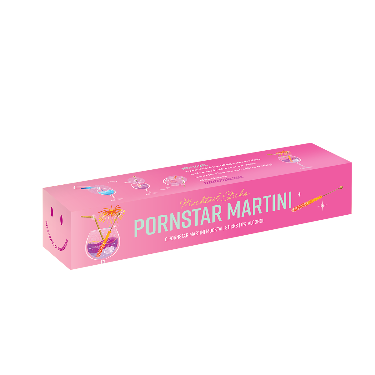 Mocktail Sticks Pornstar Martini Box met 6 sticks