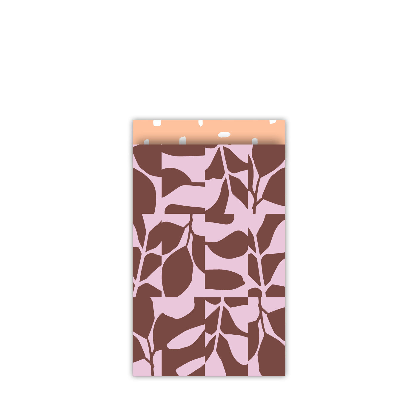 Cadeauzakjes Abstract Botanics - warm (12x19 cm - 10 stuks)