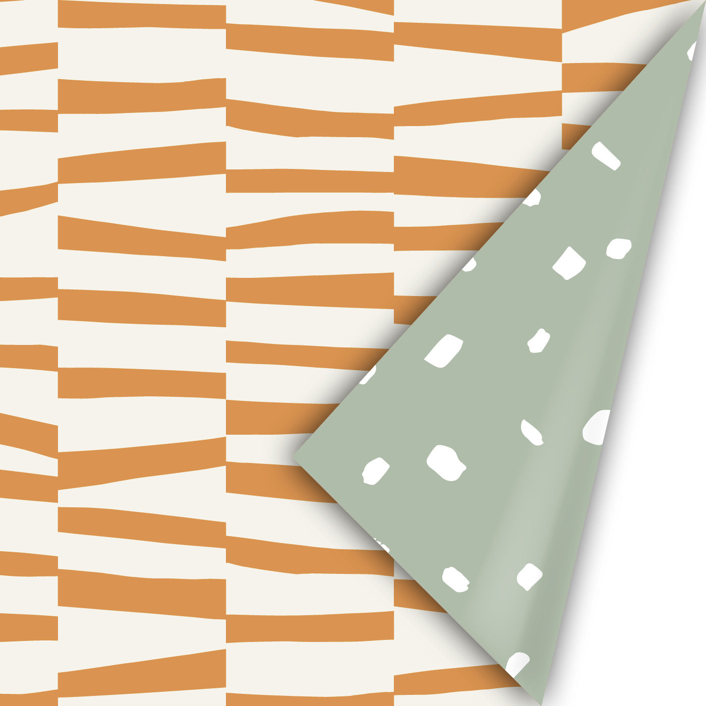 Inpakpapier Bold Lines - natural