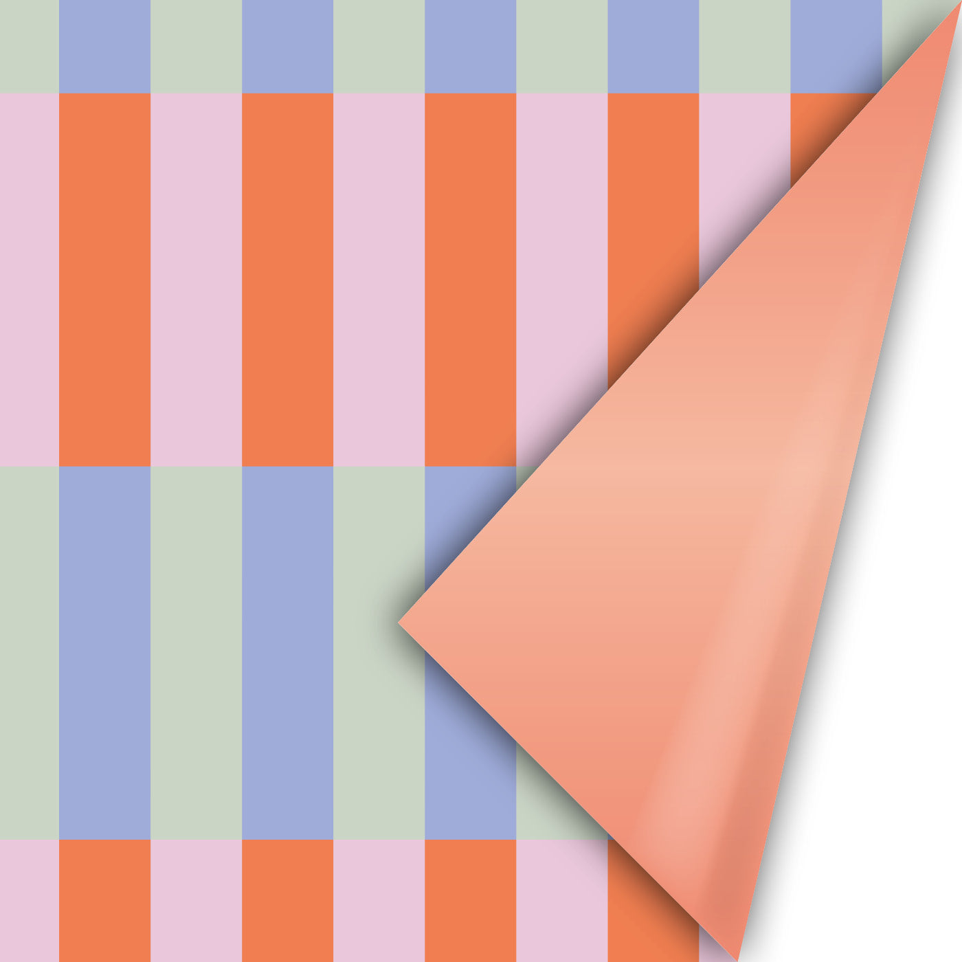 Inpakpapier Colorblocking - warm
