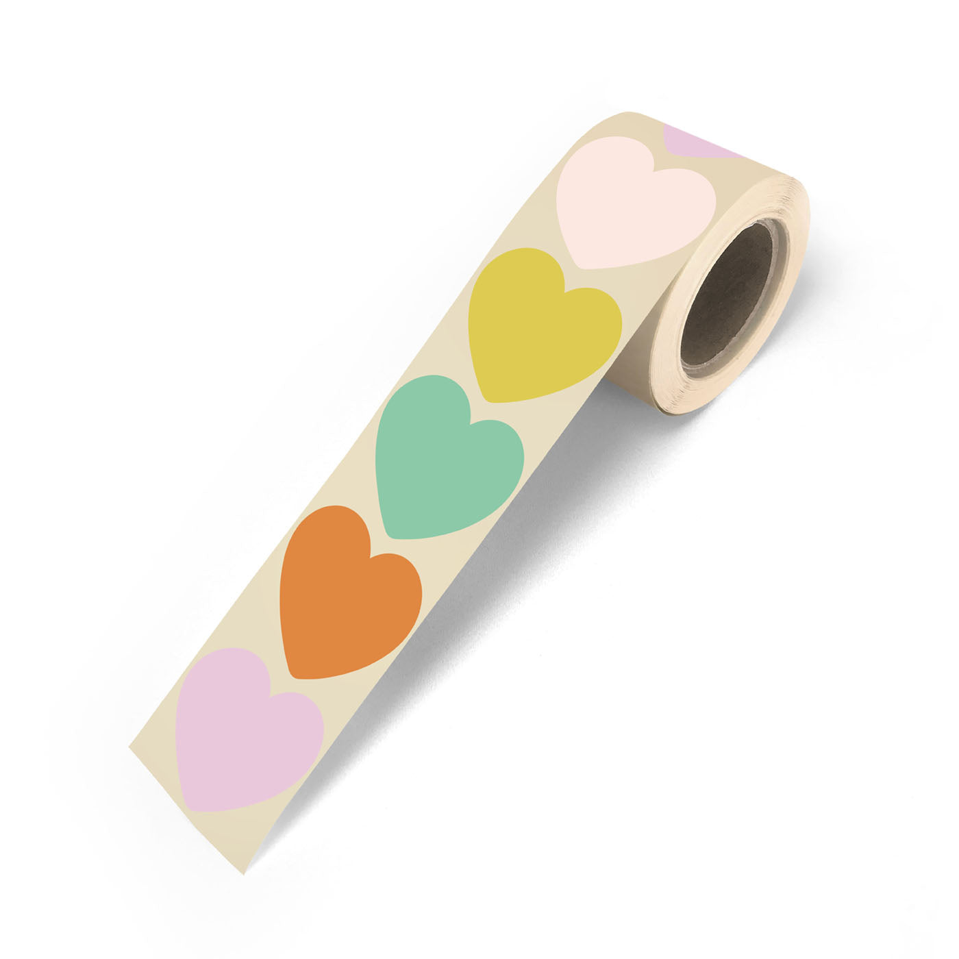 Stickers Hearts - retro (10 stuks)