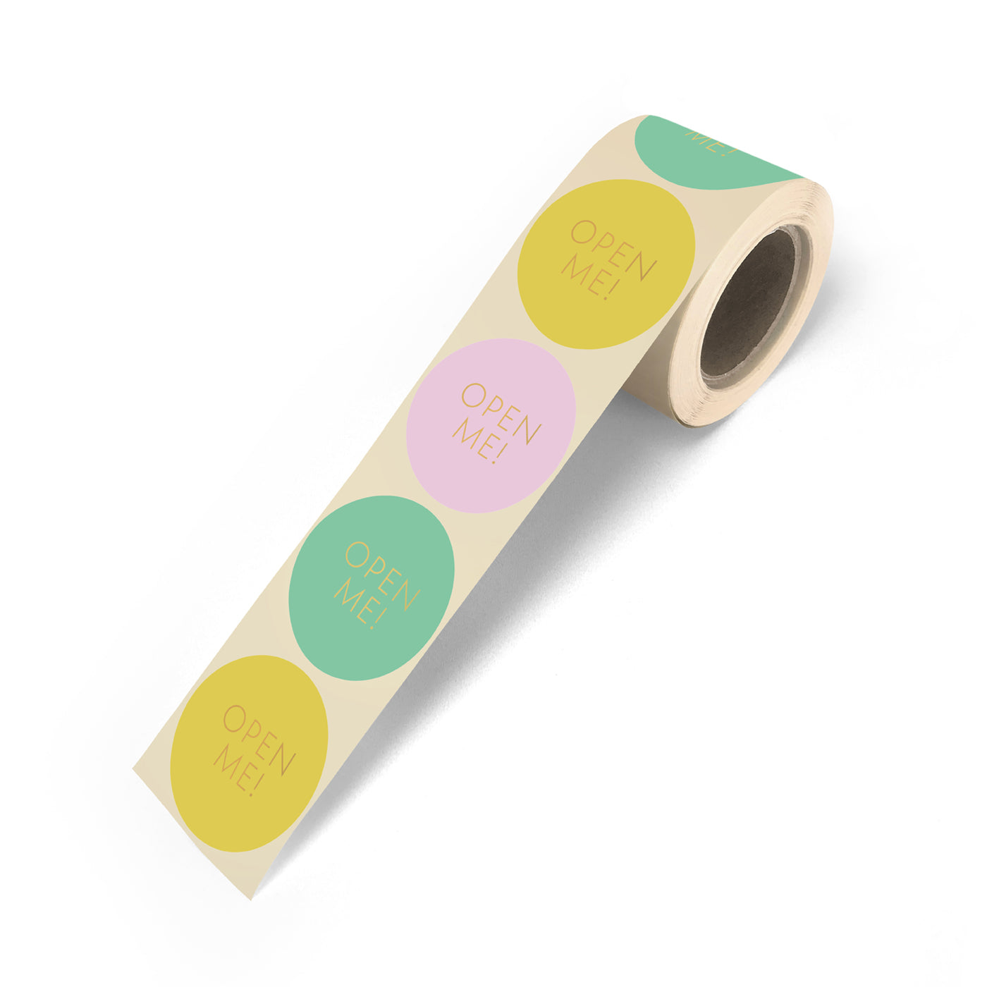 Stickers Open me - retro (6 stuks)