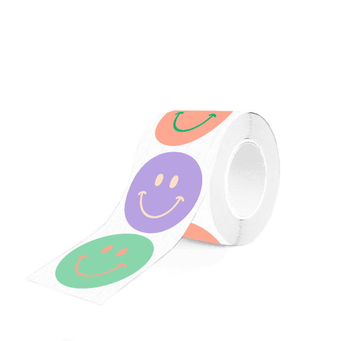 Stickers Multi - Smiley Colour (6 stuks)