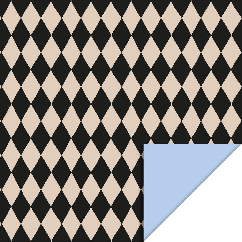 Inpakpapier Harlequin Neutral - Light Blue