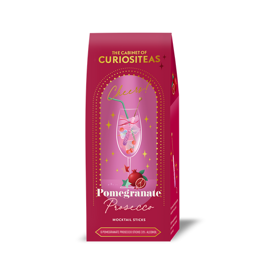 Mocktail Sticks Pomegranate Prosecco Box met 6 sticks