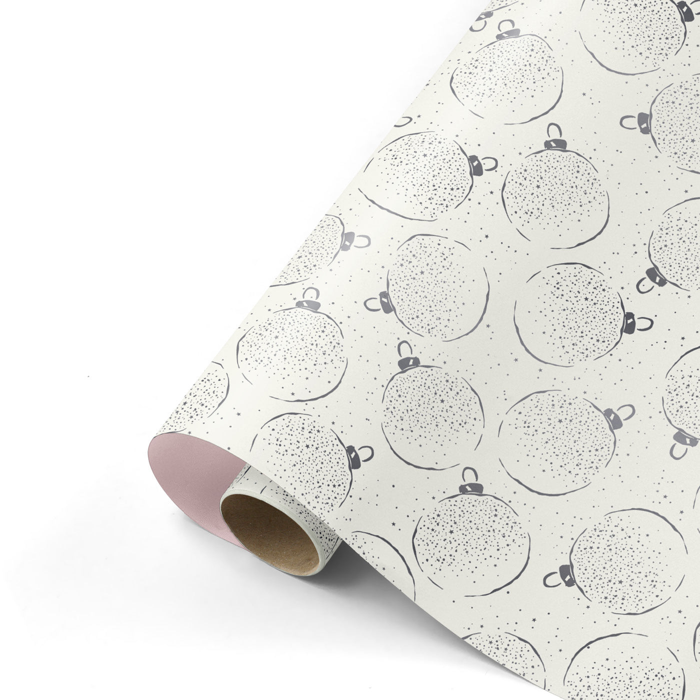 Inpakpapier Add some sparkle - off-white/antraciet