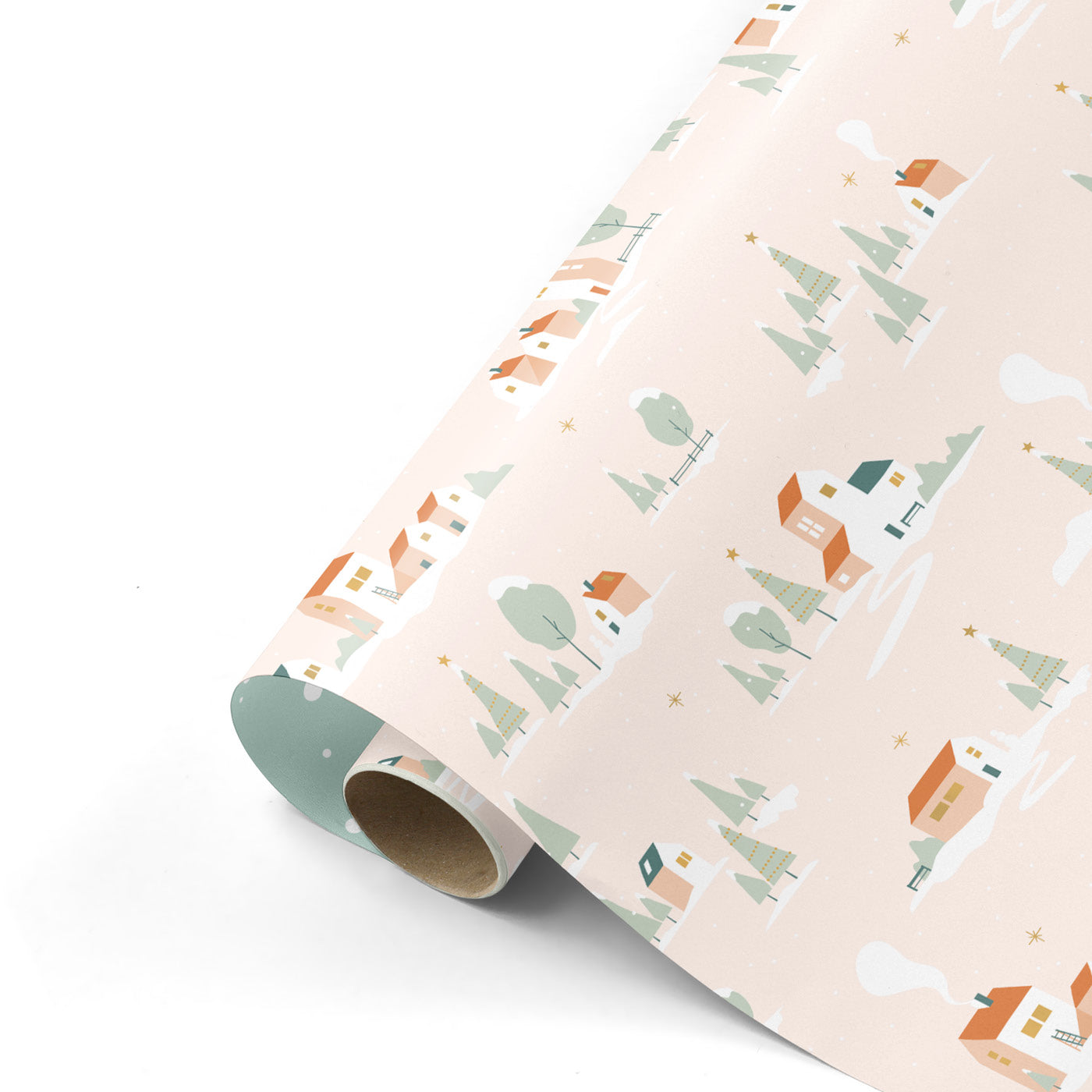 Inpakpapier Home for Xmas - warm