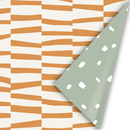 Inpakpapier Bold Lines - natural