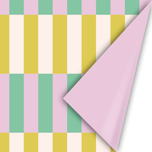 Inpakpapier Colorblocking - retro