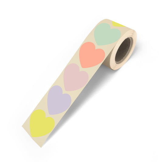 Stickers Hearts - fresh (10 stuks)