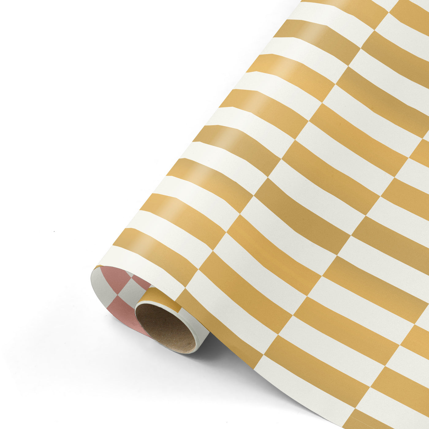 Inpakpapier Colorblocking duotone - goud