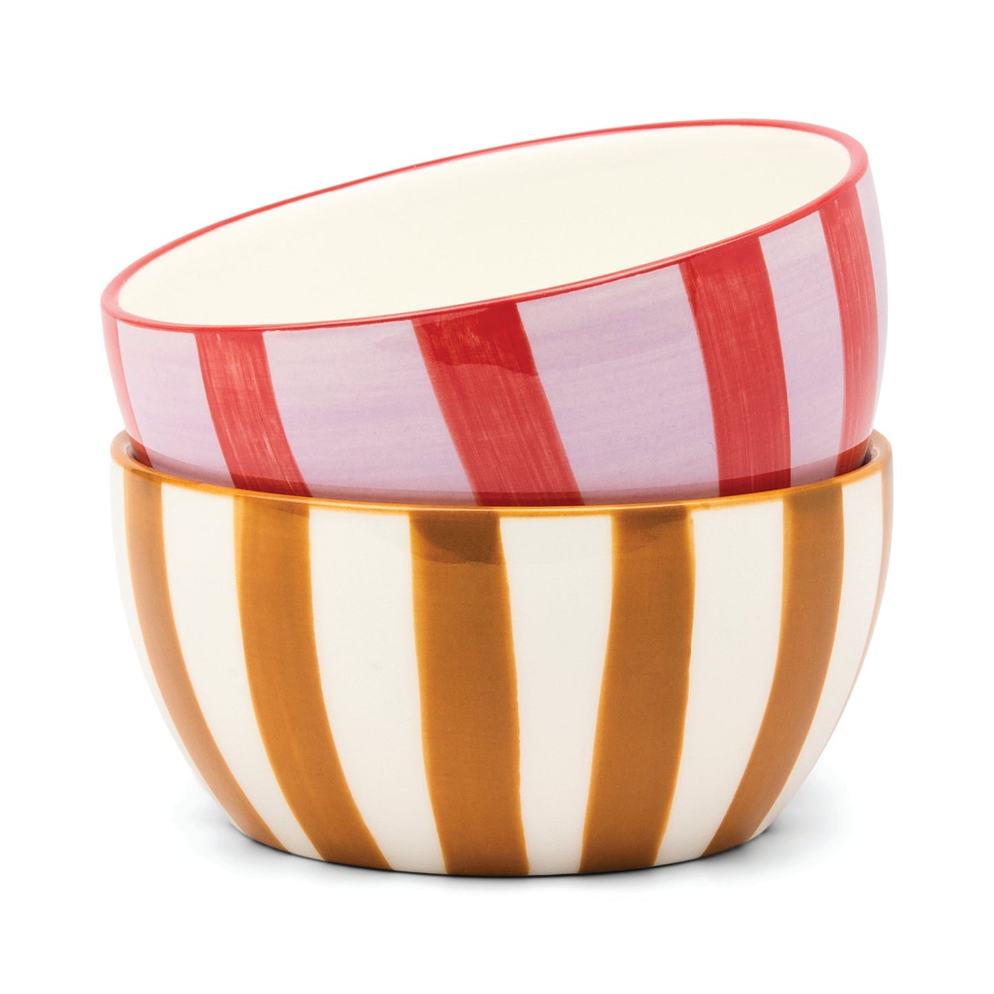 Dipping Bowls - Ochre & Rust (set van 2)