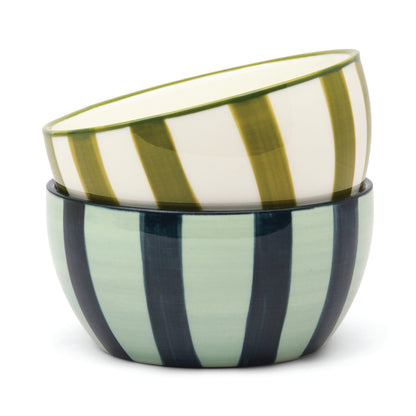Dipping Bowls - Olive & Blue (set van 2)