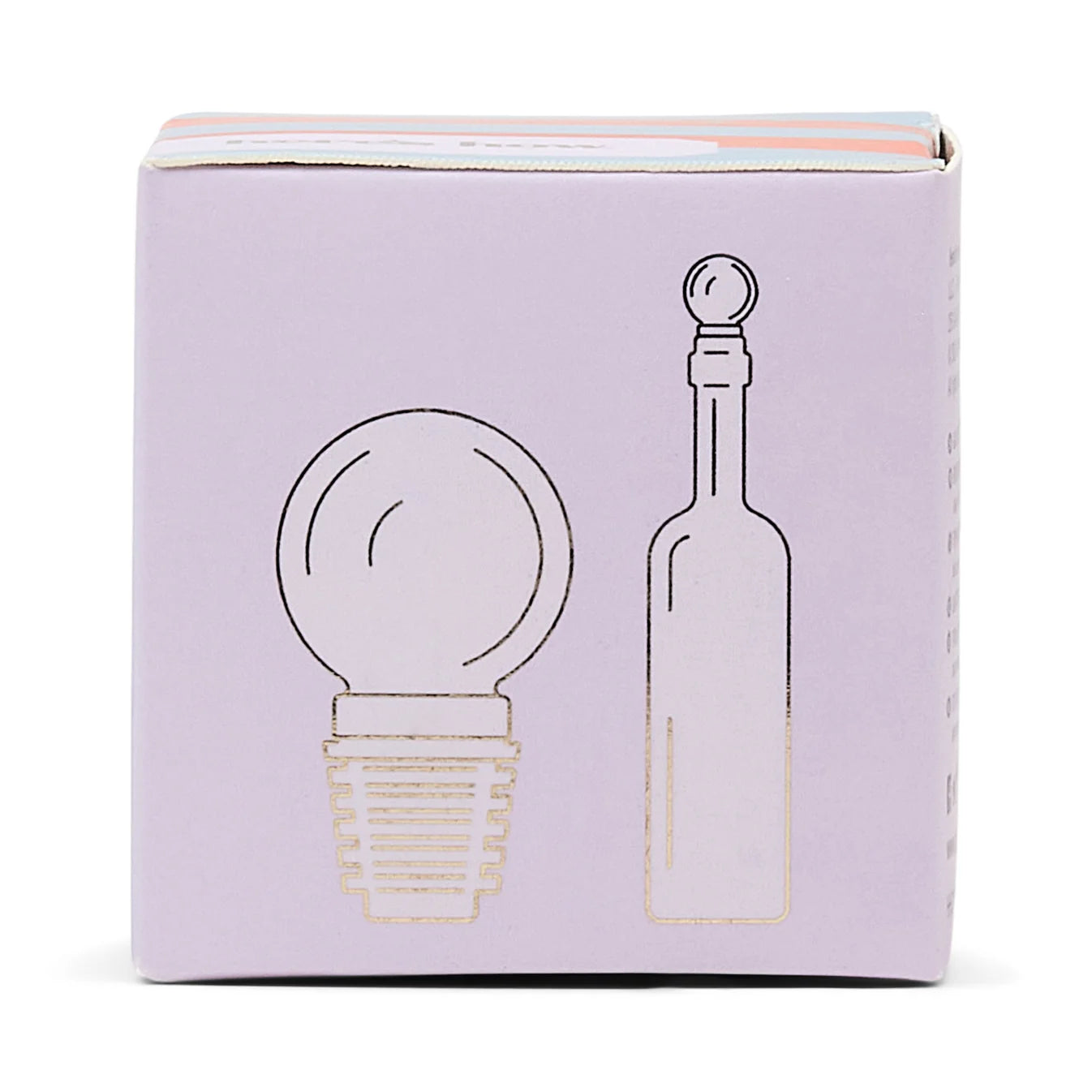 Glazen Flessenstop Lilac