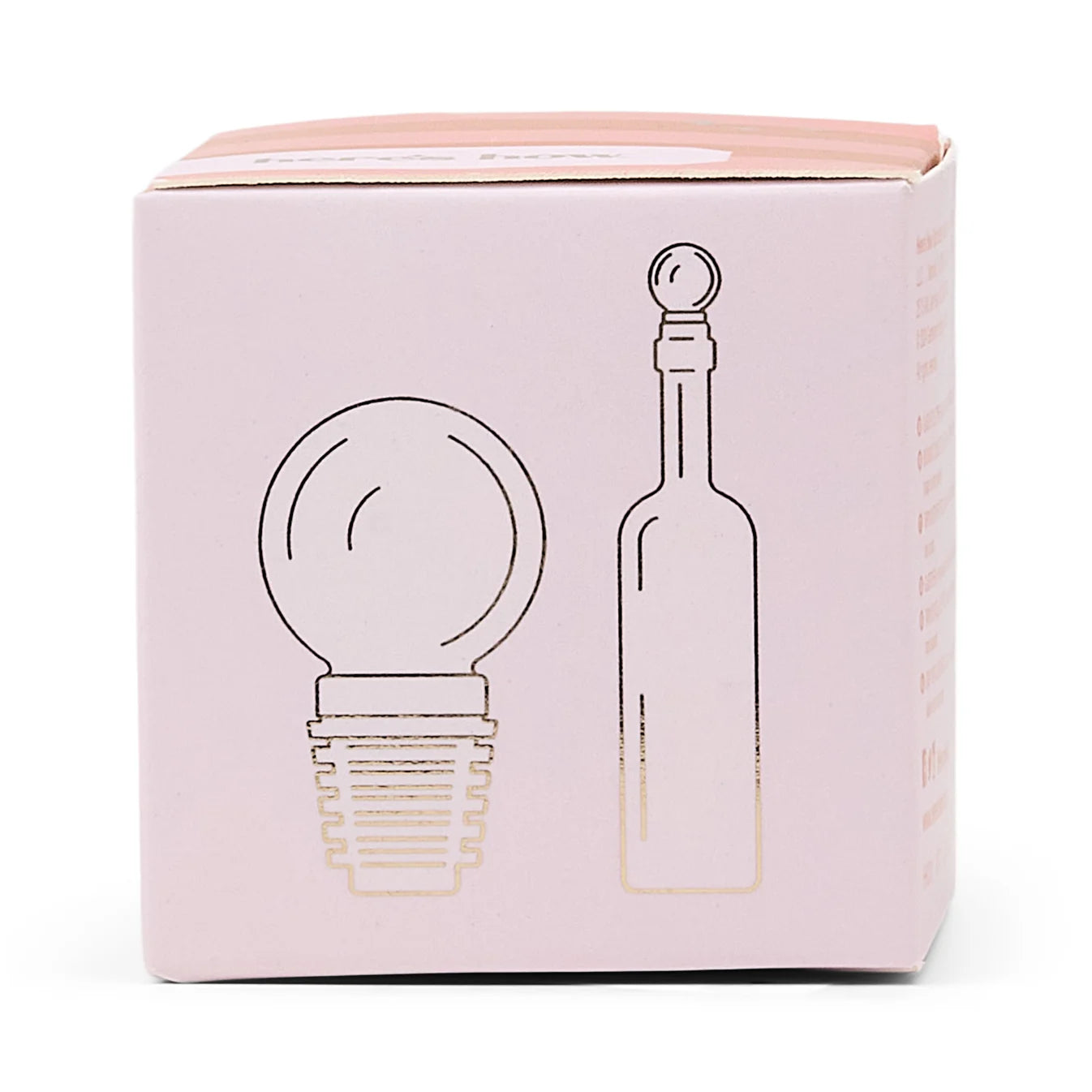 Glazen Flessenstop Blush