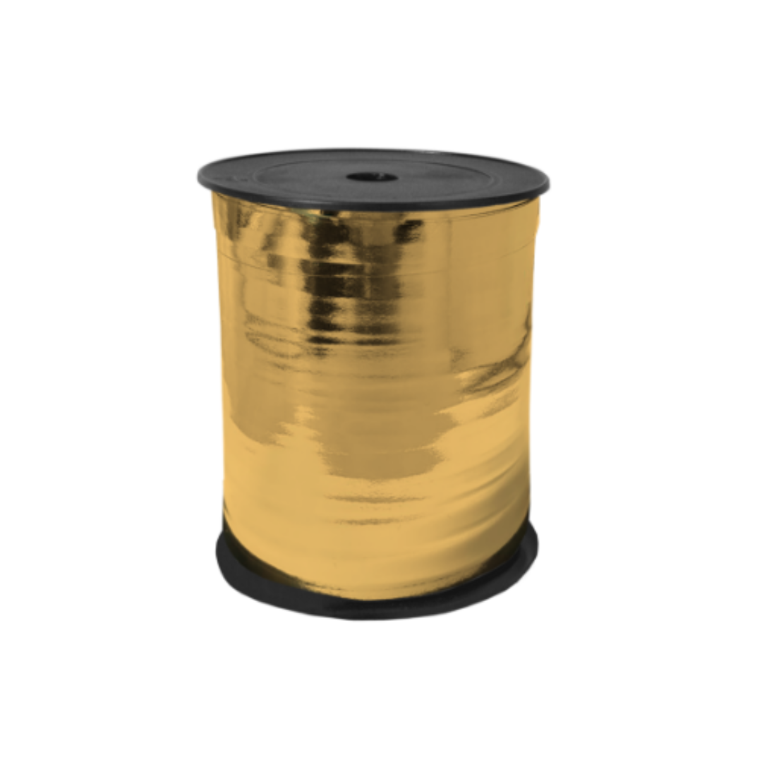 Metallic Krullint - goud (5 meter)