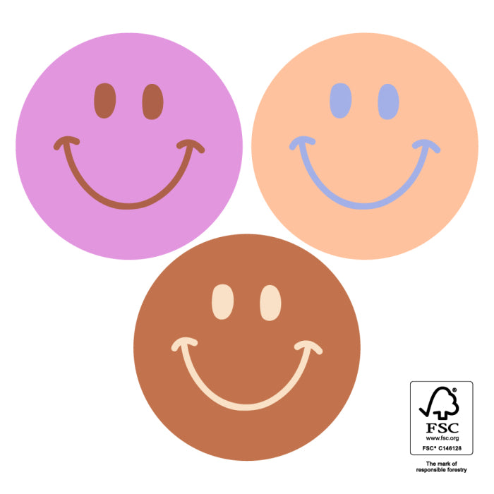 Stickers Multi - Smiley Sweet (6 stuks)