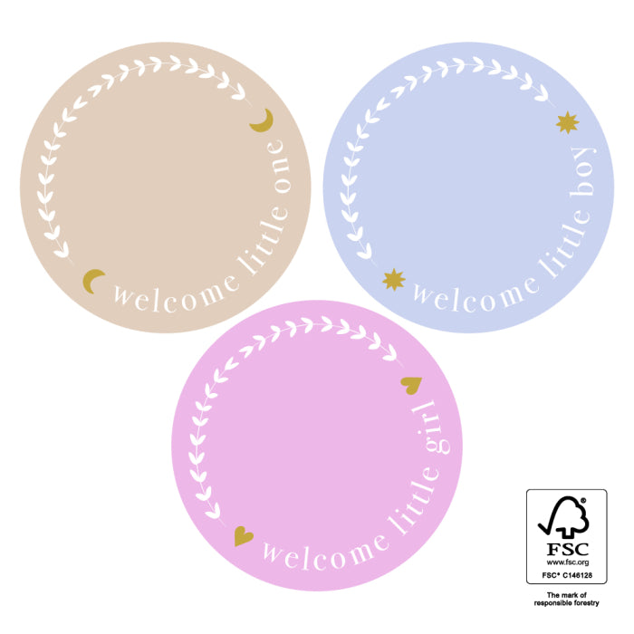 Stickers Multi - Baby Patchwork (6 stuks)