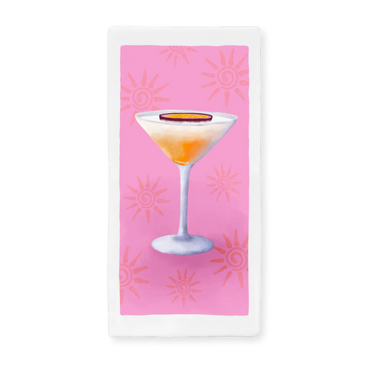 Tegeltje 7.5x15 cm - Pornstar martini