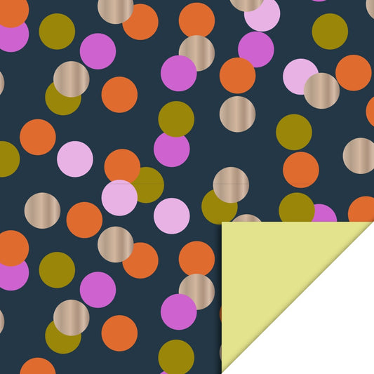 Inpakpapier Big Confetti - Yellow