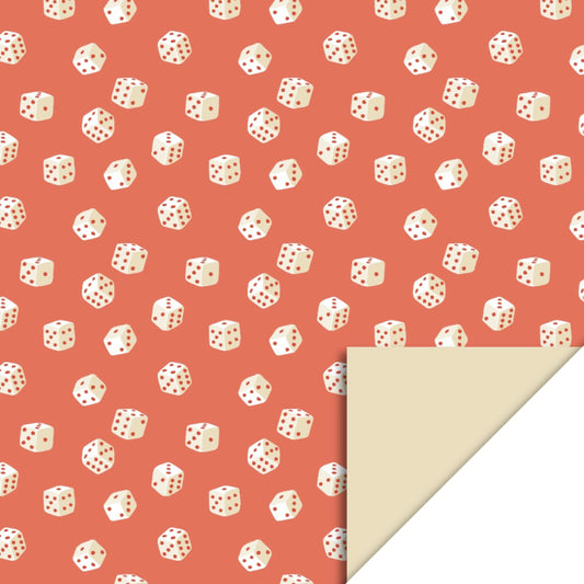 Inpakpapier Game on - Light Biscuit