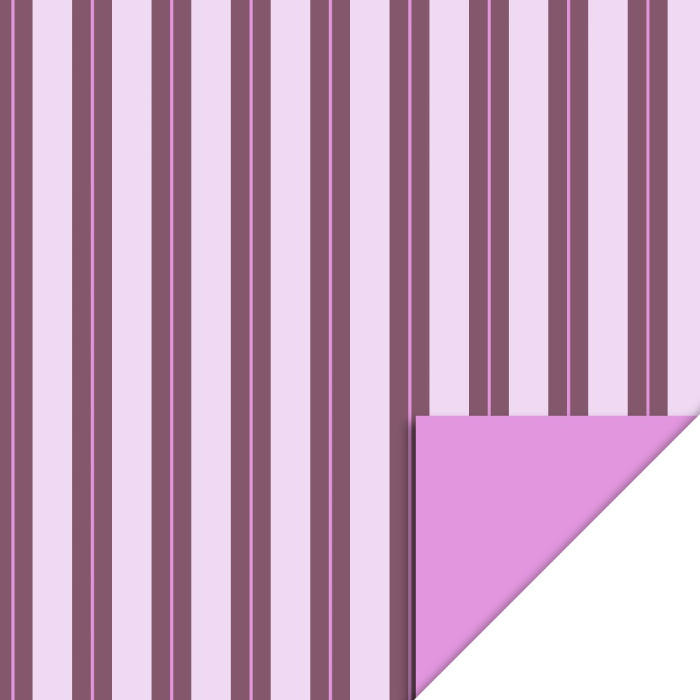 Inpakpapier Stripe Chalk Beet Red - Pink