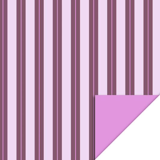 Inpakpapier Stripe Chalk Beet Red - Pink